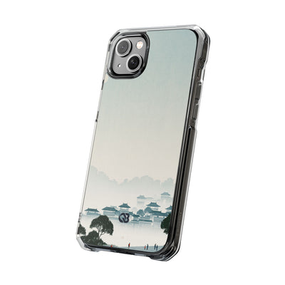 Misty Dynasty Horizon · Clear Impact Magnetic Phone Case for iPhone ·  Blue