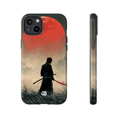Crimson Moon Ronin · Tough Phone Case for iPhone · Red