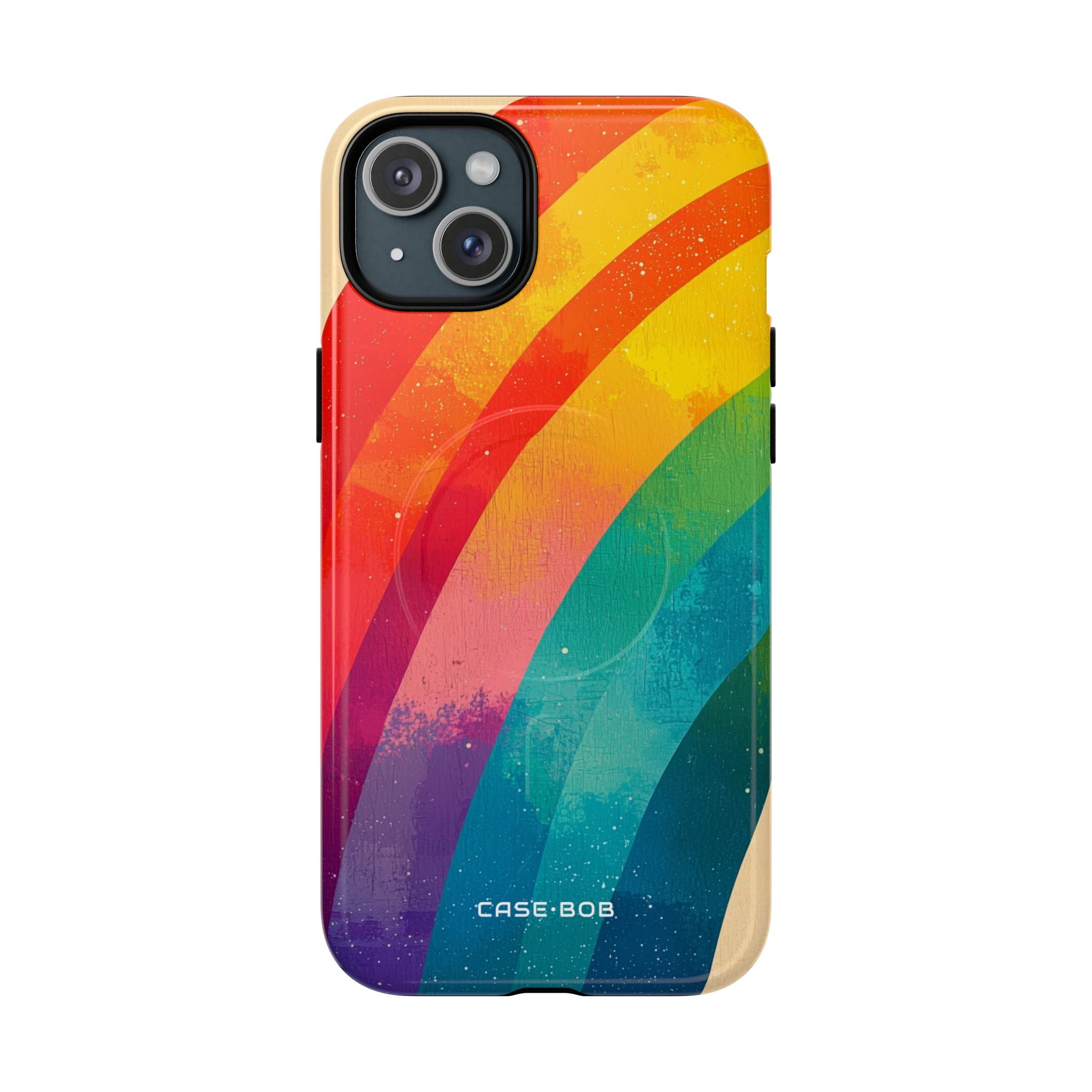 Texturiertes Rainbow Arc iPhone 15 Plus Case - Tough+