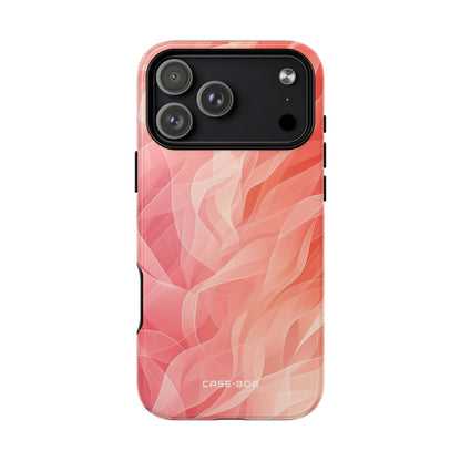 Peach Wave Drift iPhone 17 Pro Max Case - Tough+ - CASE•BOB
