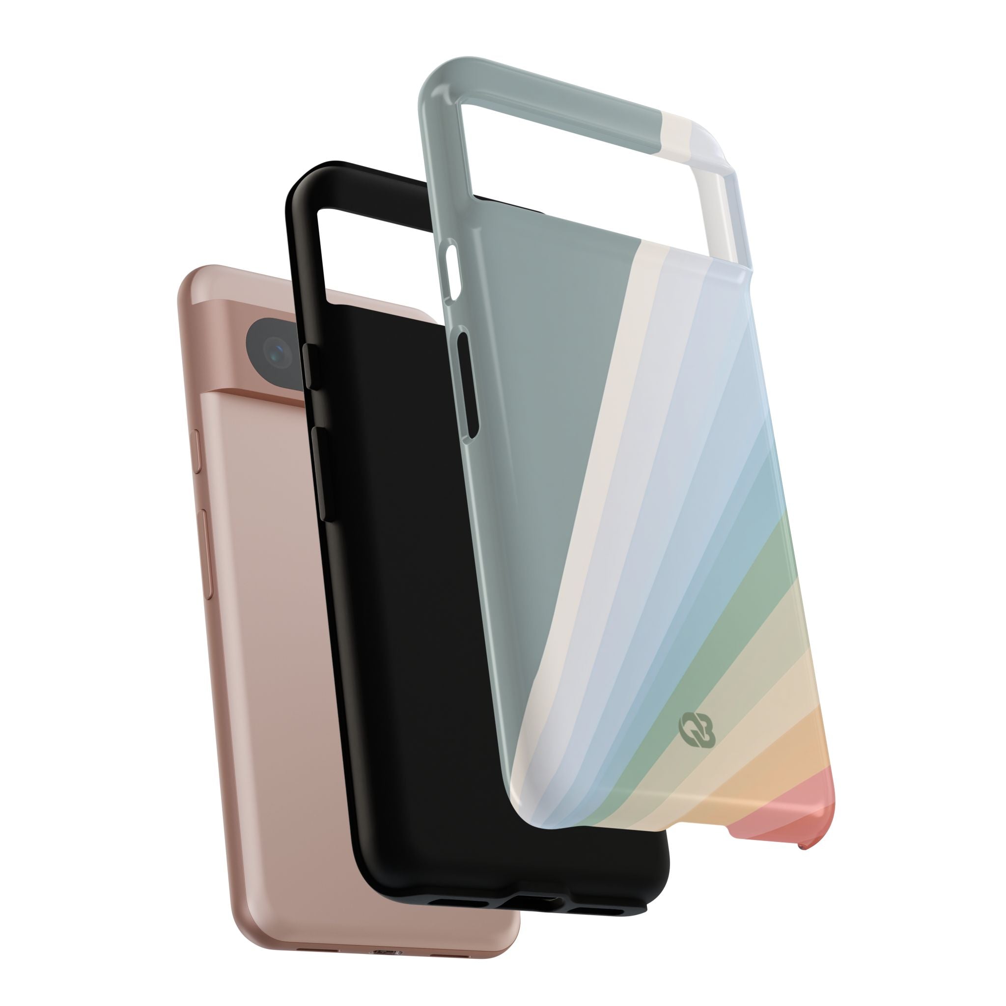 Green Tough Phone Case for Google Pixel - Sage Prism Beam