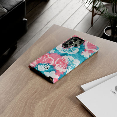 Tropical Hibiscus Bloom · Tough Phone Case for Samsung · Teal