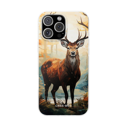 Glowing Stag iPhone 16 Pro Max Case - Soft - CASE•BOB