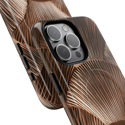 Rose Gilded Fan · Tough 2.0 Magnetic Phone Case for iPhone · Gold