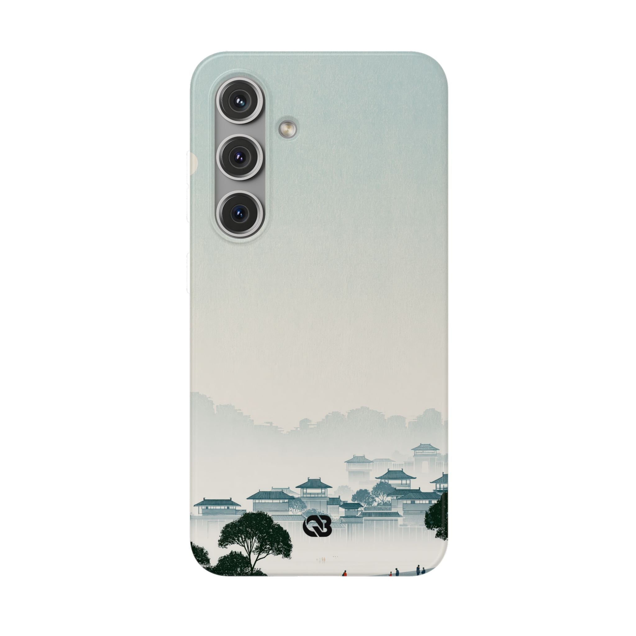 Blue Lite Phone Case for Samsung - Mist Valley Pagoda