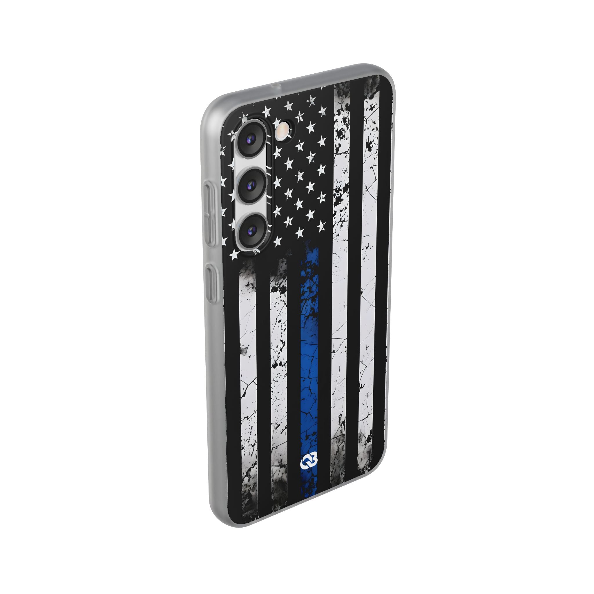 Gritty Cobalt Flag · Soft Handyhülle für Samsung