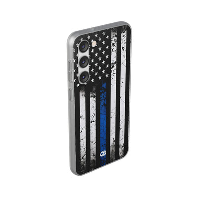 Gritty Cobalt Flag · Soft Handyhülle für Samsung