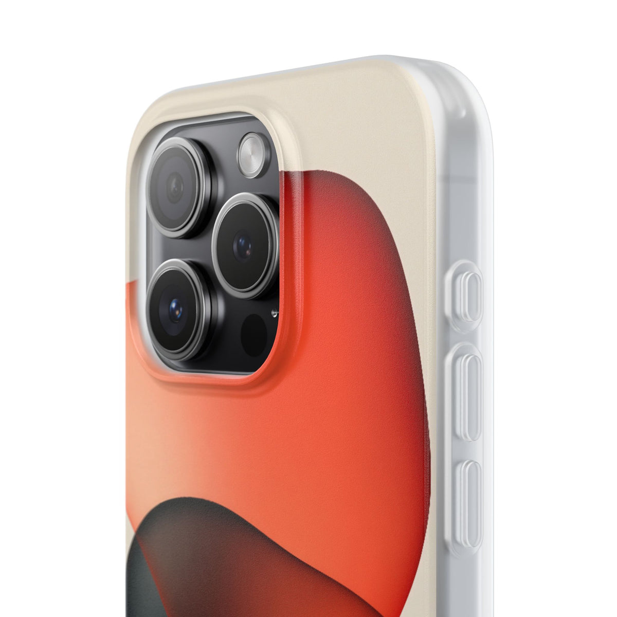 Translucent Crimson Form · Lite Phone Case for iPhone ·  Red