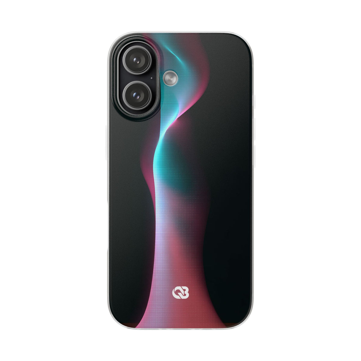 Neon Pixel Flow · Lite Phone Case for iPhone ·  Black
