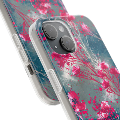 Cyber Blossom · Lite Phone Case for iPhone ·  Teal