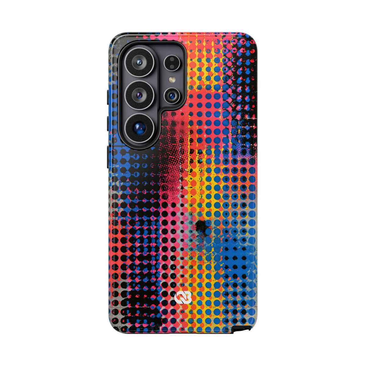 Chromatic Halftone Grid · Tough Phone Case for Samsung · Blue
