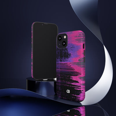 Neon Signal Shift · Tough Phone Case for iPhone · Purple
