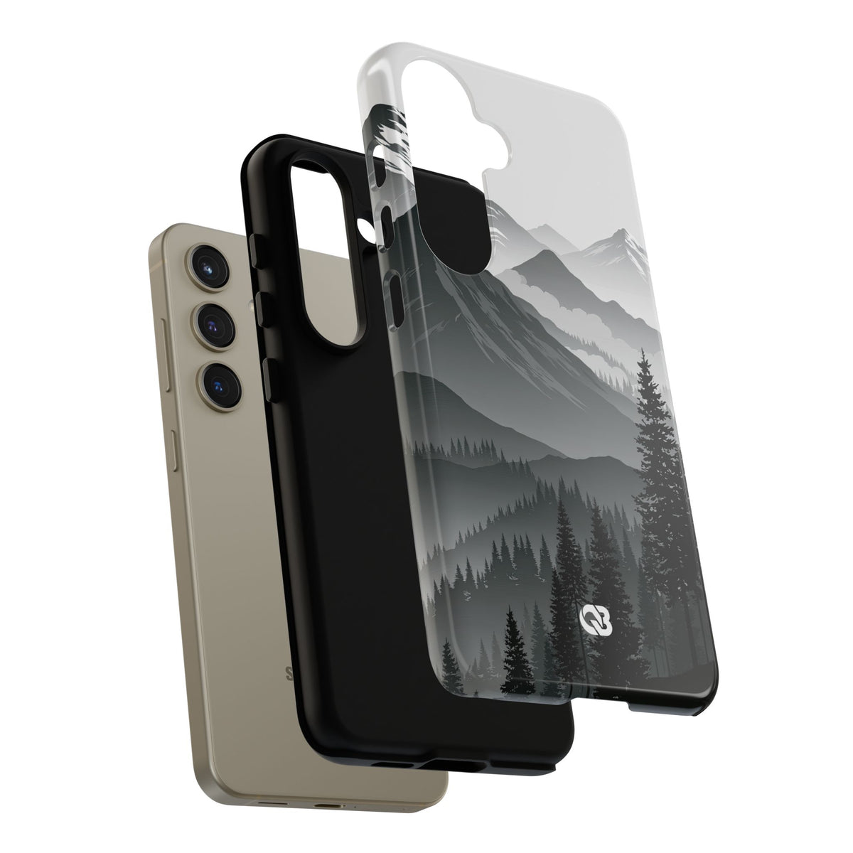 Alpine Horizon · Tough Phone Case for Samsung · Black