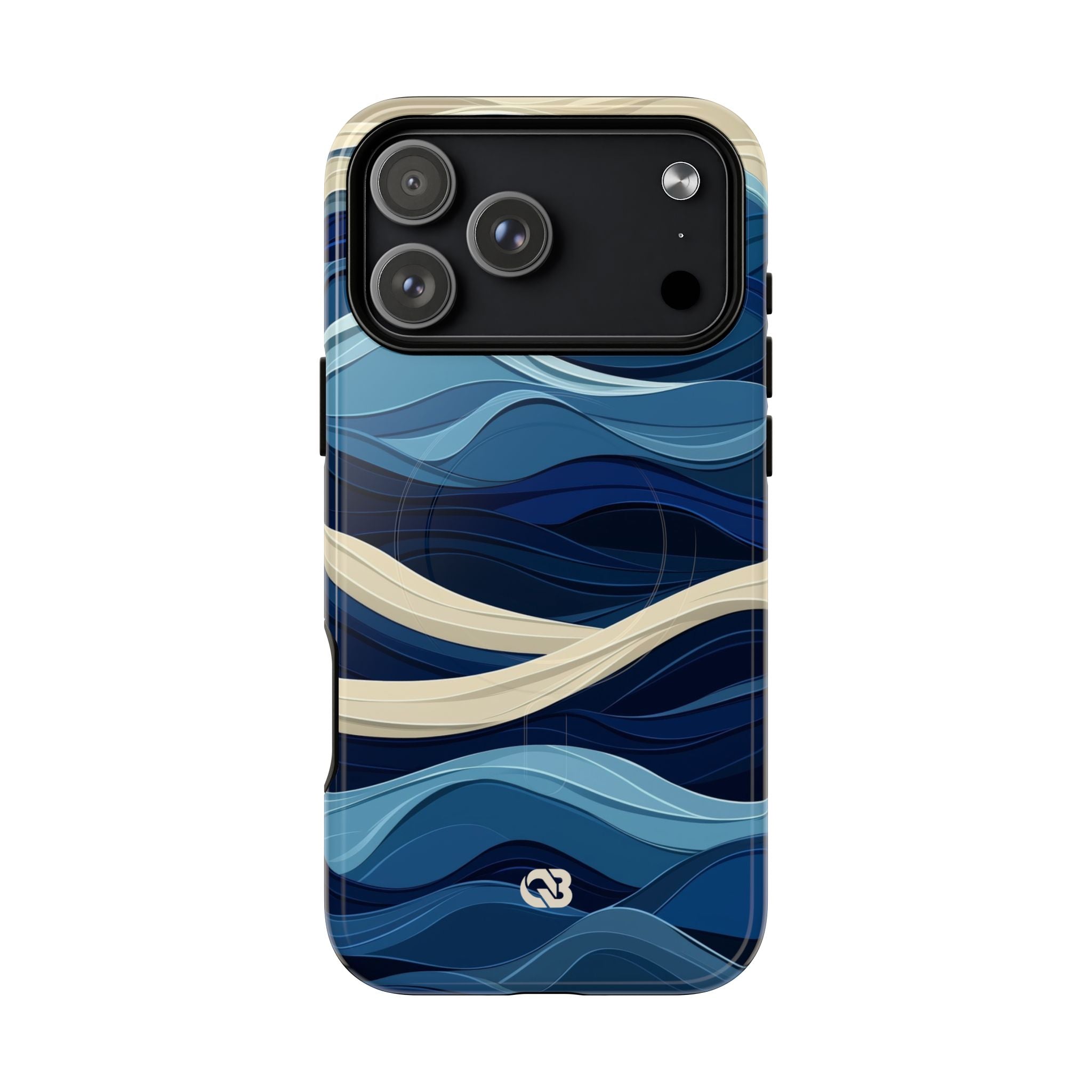 Cobalt Coast Layers · Coque de téléphone Tough+ pour iPhone · Magsafe