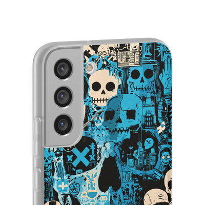 Electric Skull Graffiti · Lite Phone Case for Samsung · Blue