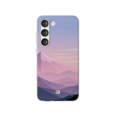 Purple Lite Phone Case for Samsung - Lavender Alpine Dawn