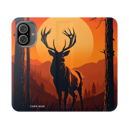 Stag Sunset - iPhone 16 Case - Lompakko