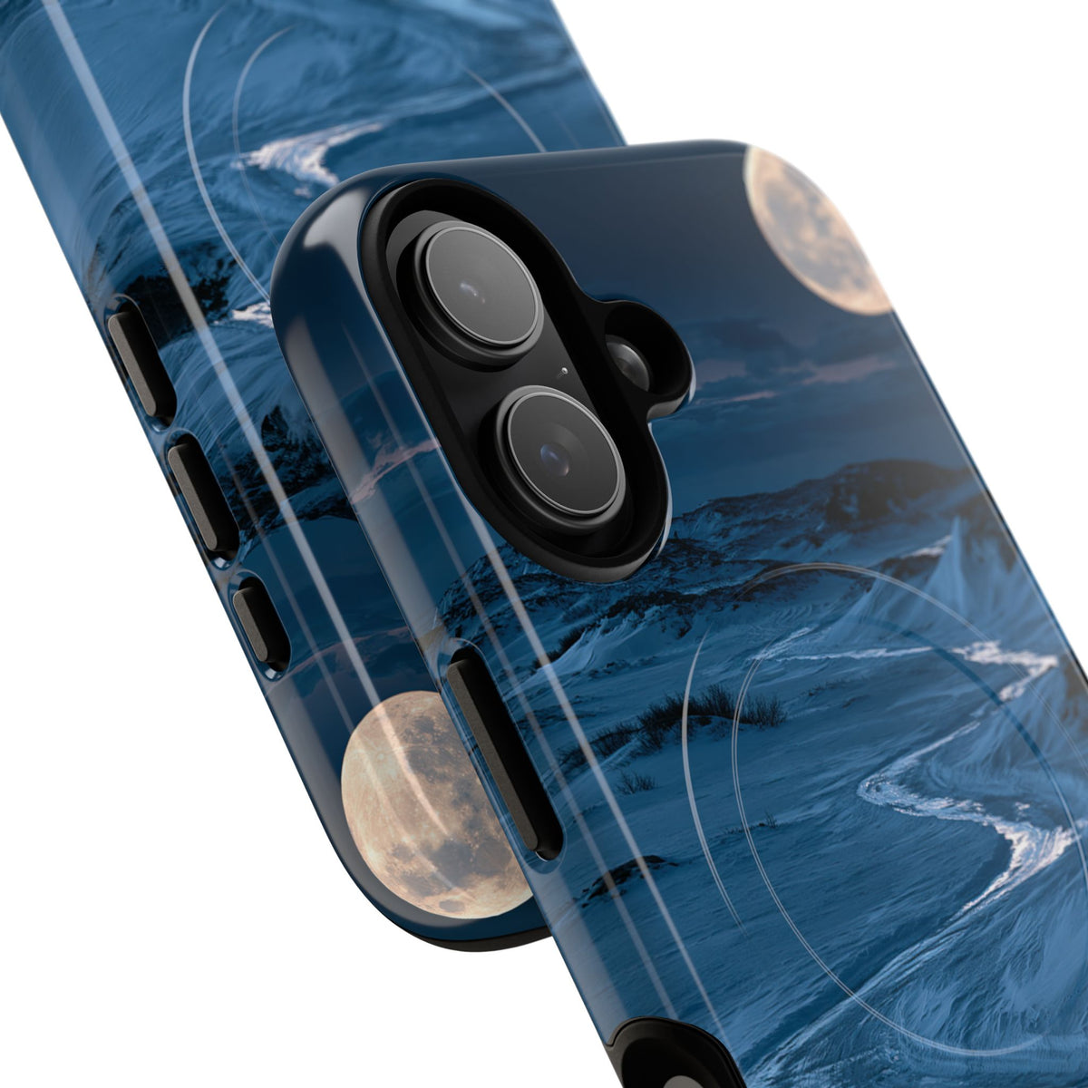 Arctic Moon Drift · Tough 2.0 Magnetic Phone Case for iPhone · Blue