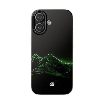 Nordic Mountain Contour · Lite Phone Case for iPhone ·  Black