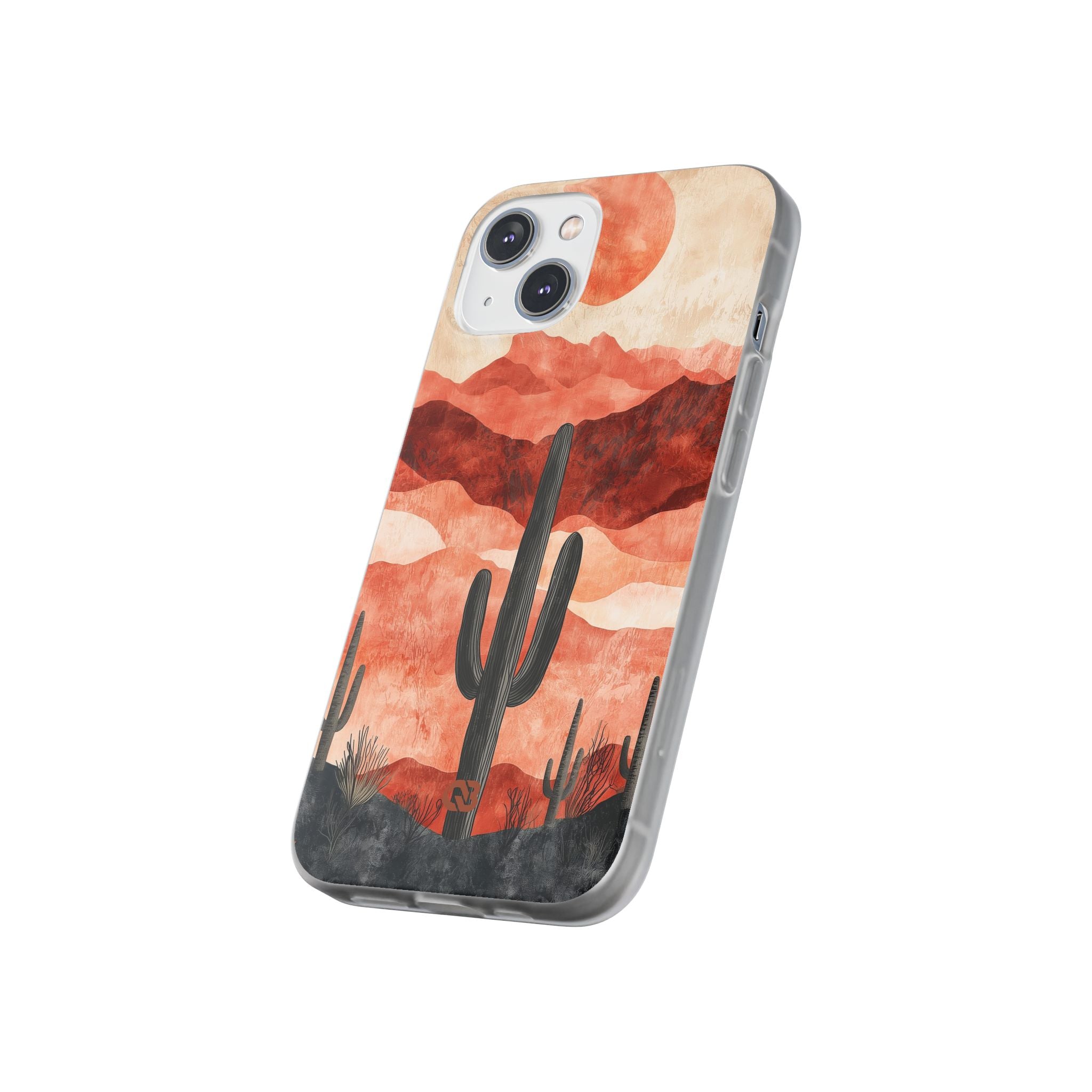 Terracotta Desert Sun · Soft Handyhülle für iPhone