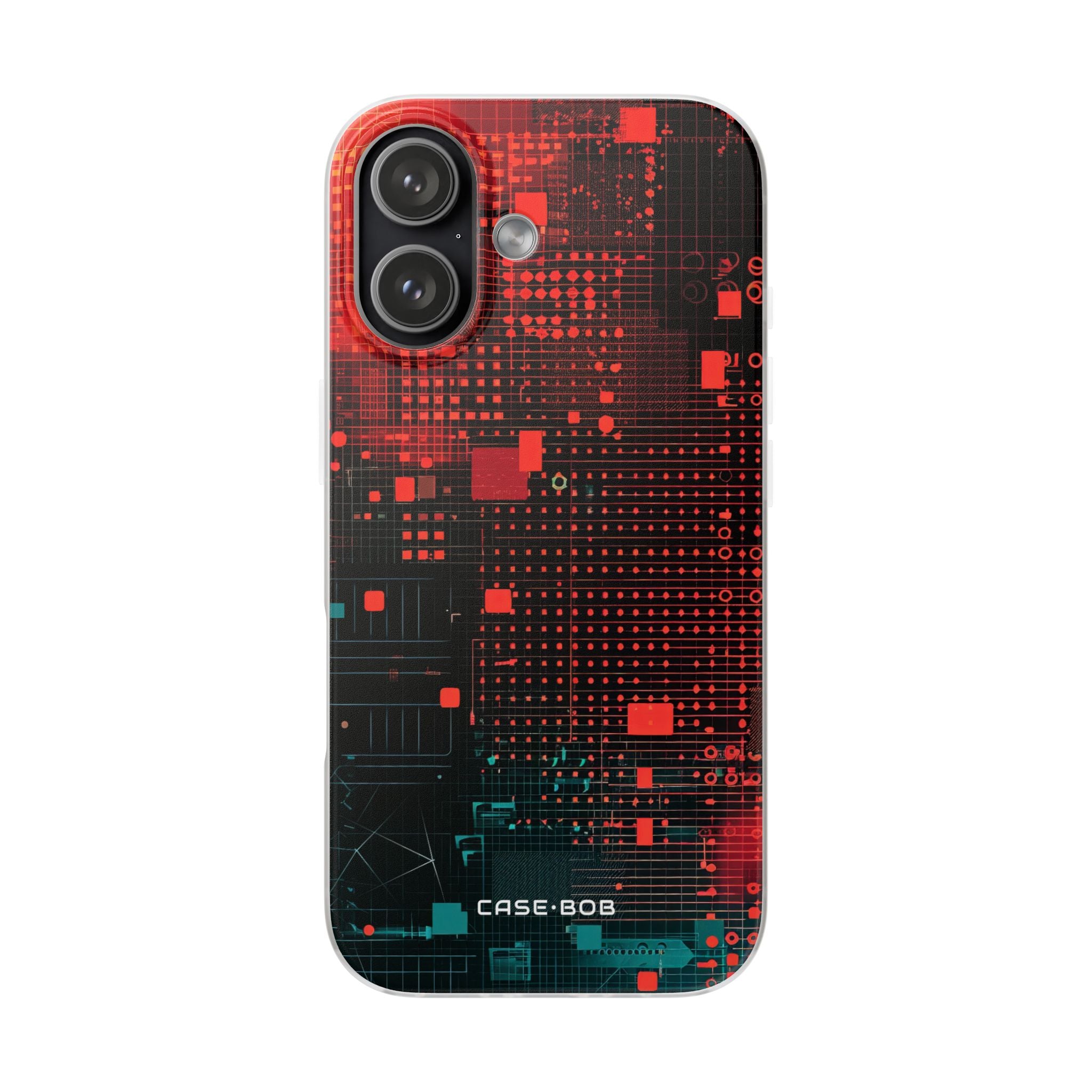 Grid Fusion iPhone 17 Case - Soft - CASE•BOB