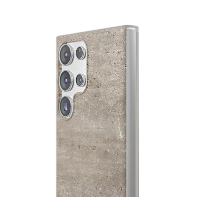 Grey Lite Phone Case for Samsung - Brutalist Stone Grit