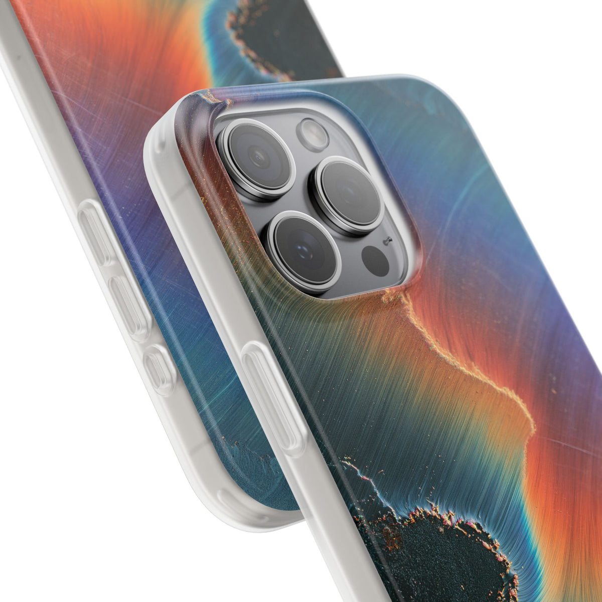 Prismatic Aura Shift · Lite Phone Case for iPhone ·  Blue