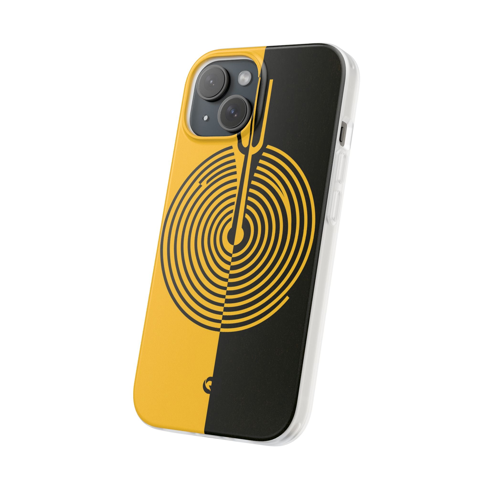 Yellow Lite Phone Case for iPhone - Voltage Sector Pulse