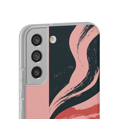 Pink Lite Phone Case for Samsung - Cinder Rose Plume