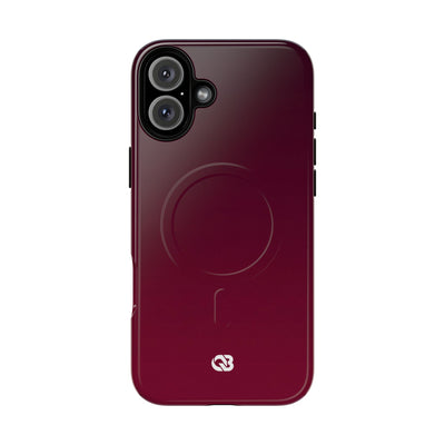 Red Tough 2.0 Magsafe Phone Case for iPhone - Deep Sangria Gradient