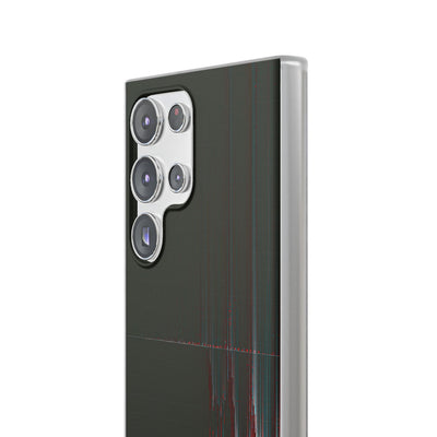 Black Lite Phone Case for Samsung - Corrupted Data Stream