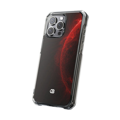 Red Impact MagSafe Phone Case for iPhone - Solar Crimson Flare