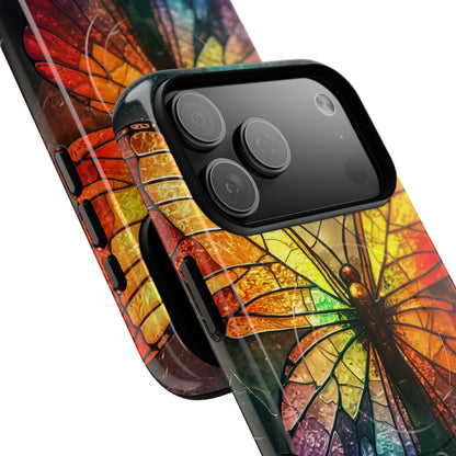 Stained Glass Butterfly iPhone 17 Pro Max Case - Tough+ - CASE•BOB
