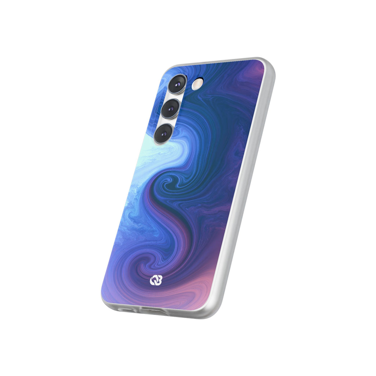 Azure Fluid Swirl · Lite Phone Case for Samsung · Blue
