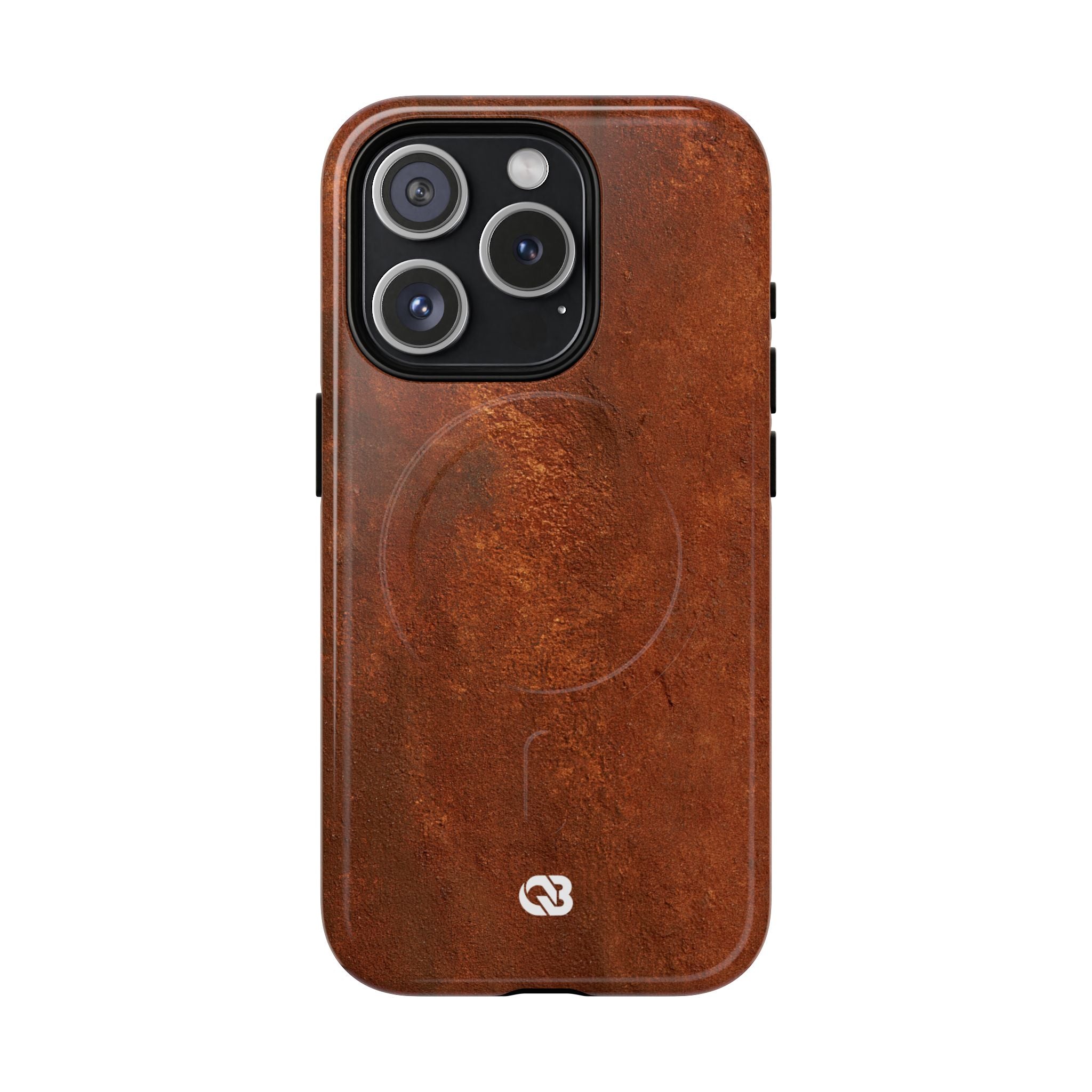 Orange Tough 2.0 Magsafe Phone Case for iPhone - Oxidized Iron Crust