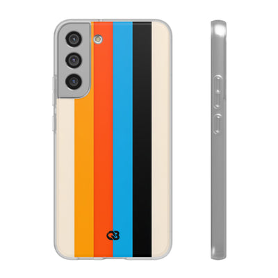 Retro Racing Stripes · Soft Handyhülle für Samsung