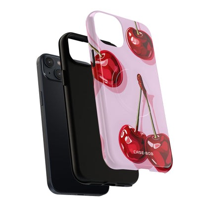 Glossy Cherry Burst iPhone 14 Case - Tough+ - CASE•BOB