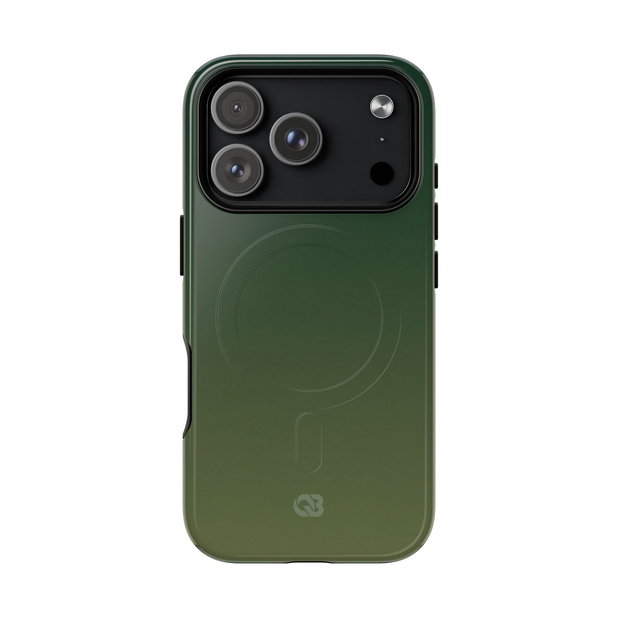 Green Tough 2.0 Magsafe Phone Case for iPhone - Shadow Moss Grain