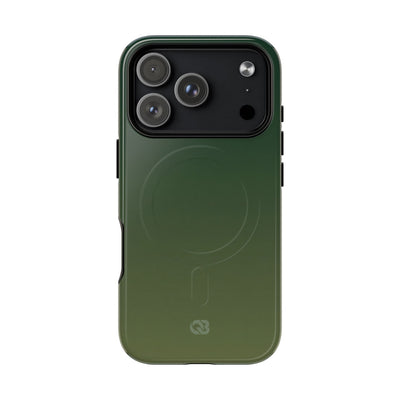 Green Tough 2.0 Magsafe Phone Case for iPhone - Shadow Moss Grain