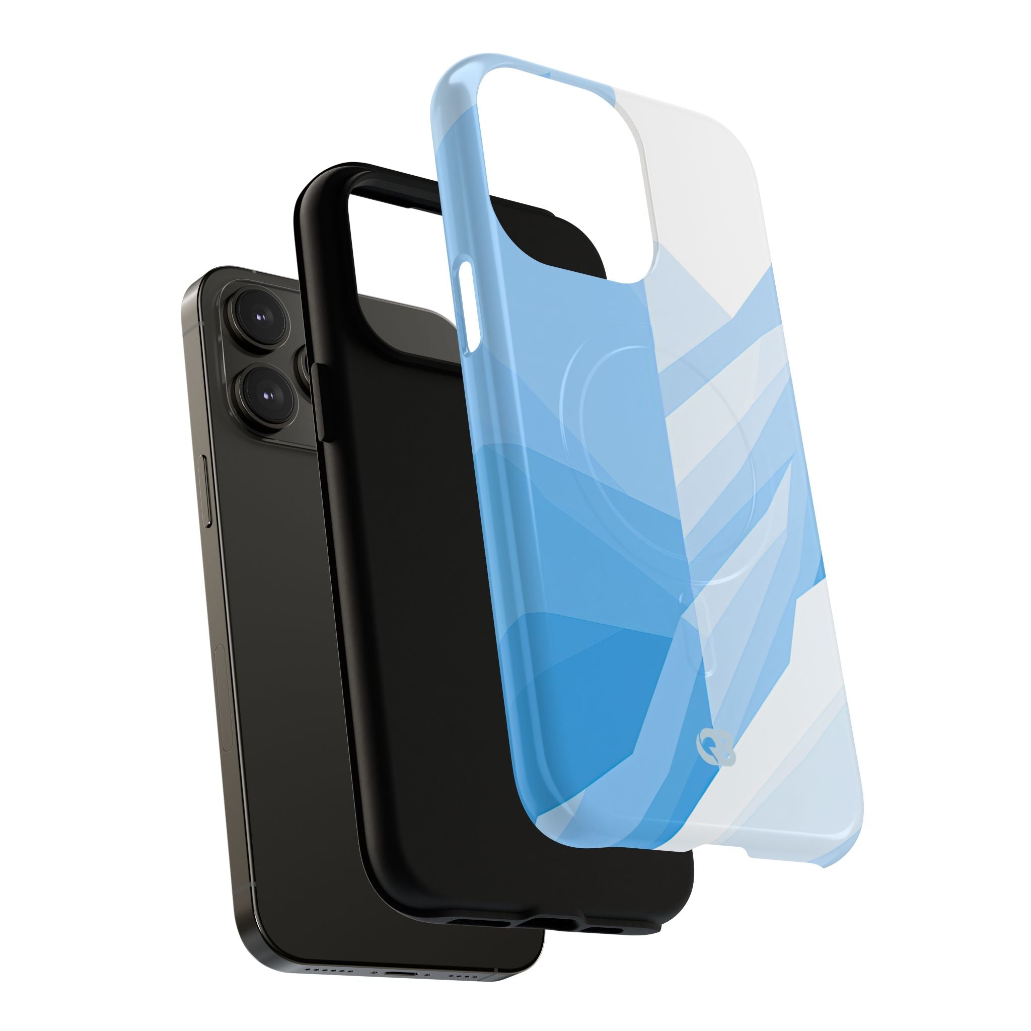 Blue Tough 2.0 Magsafe Phone Case for iPhone - Arctic Glacial Ridge