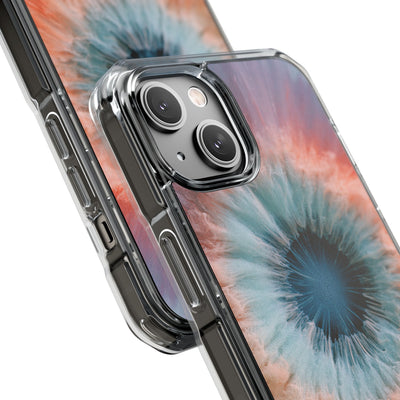 Radiant Aura Core · Clear Impact Magnetic Phone Case for iPhone · Orange