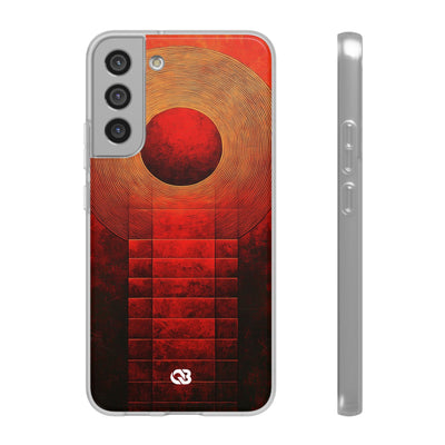 Crimson Solar Halo · Soft Phone Case for Samsung