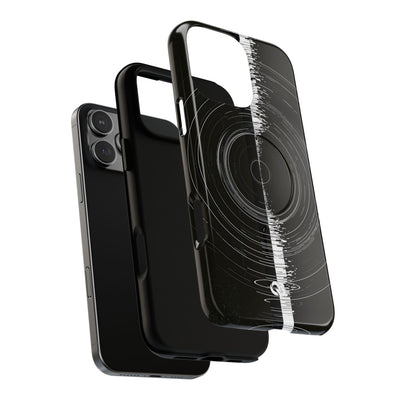Black Tough 2.0 Magsafe Phone Case for iPhone - Obsidian Orbital Signal