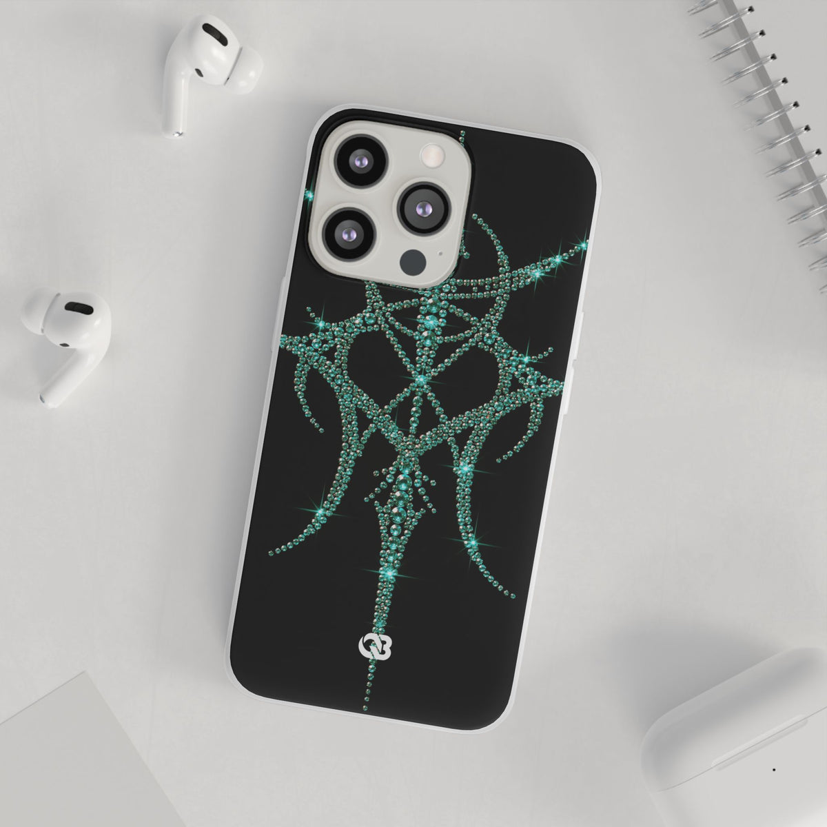 Teal Cyber Sigil · Lite Phone Case for iPhone ·  Teal