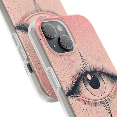 Obsidian Cosmic Gaze · Soft Phone Case for iPhone