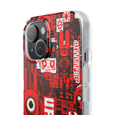 Neo Mecha Collage · Lite Phone Case for iPhone ·  Red