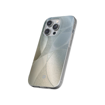 Silver Lite Phone Case for iPhone - Frosted Silver Mosaic