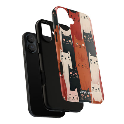 Cat Cascade iPhone 16 Plus Case - Tough