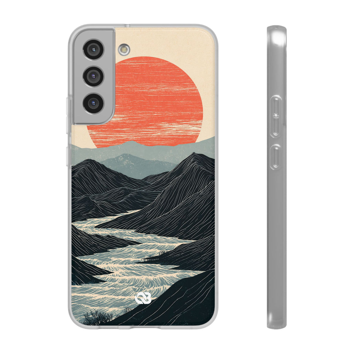 Crimson Ridge Horizon · Lite Phone Case for Samsung · Black