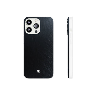 Brushed Obsidian Steel · Lite Phone Case for iPhone ·  Black